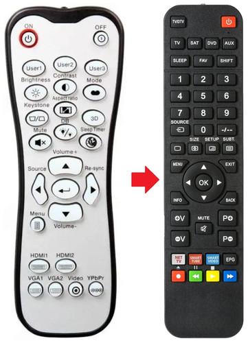 Telecomando adatto per optoma - adatto,